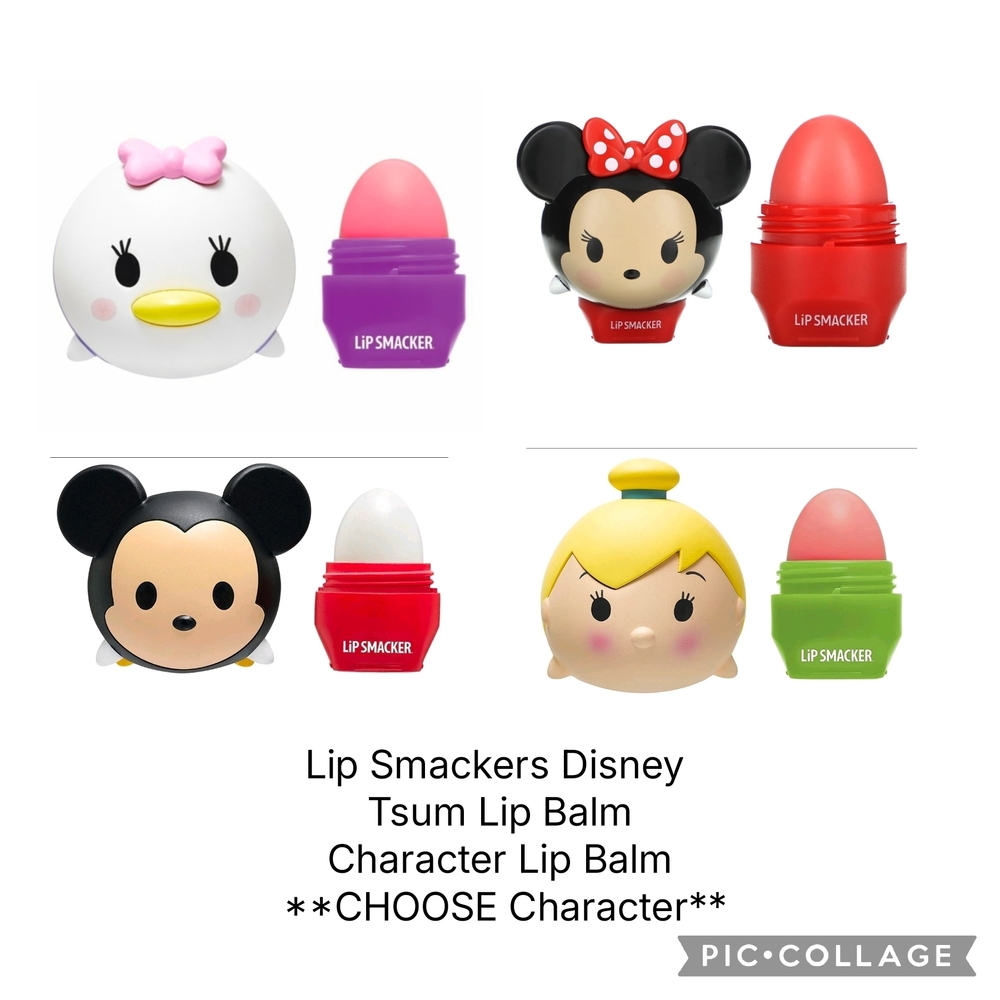 New Lip Smackers Disney Tsum Tsum Lip Balm, $8 Each, Choose Flavor